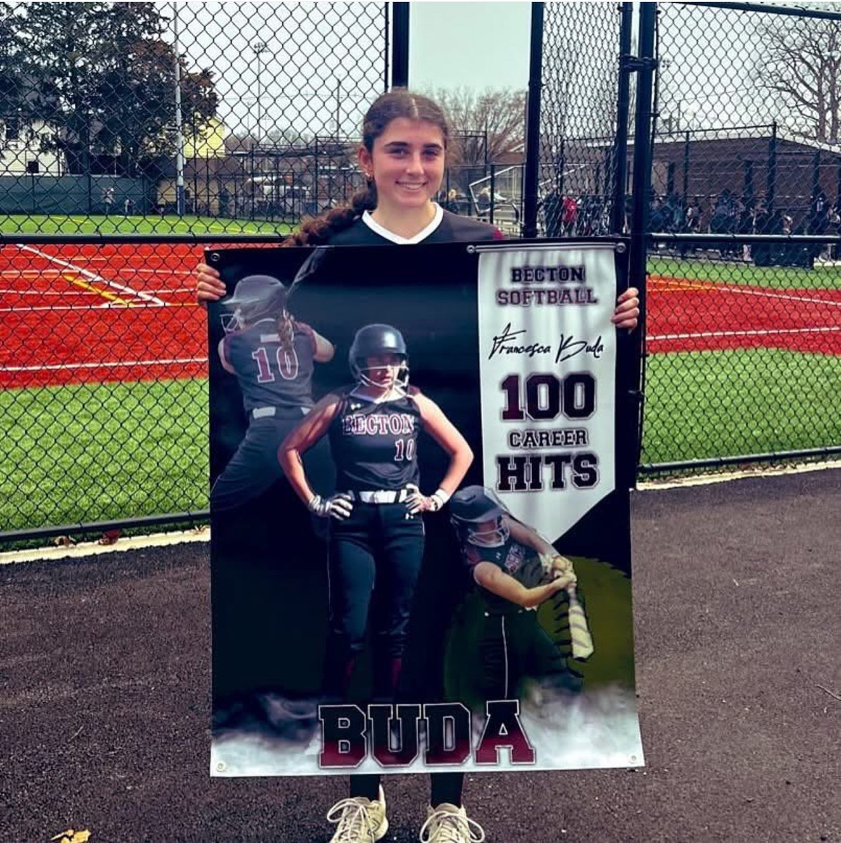 BectonAthletics's tweet image. Congratulations Francesca!!!  @SoftballBecton @BectonHS  #1🥎🥎Hits #BectonsBest #BatonFire