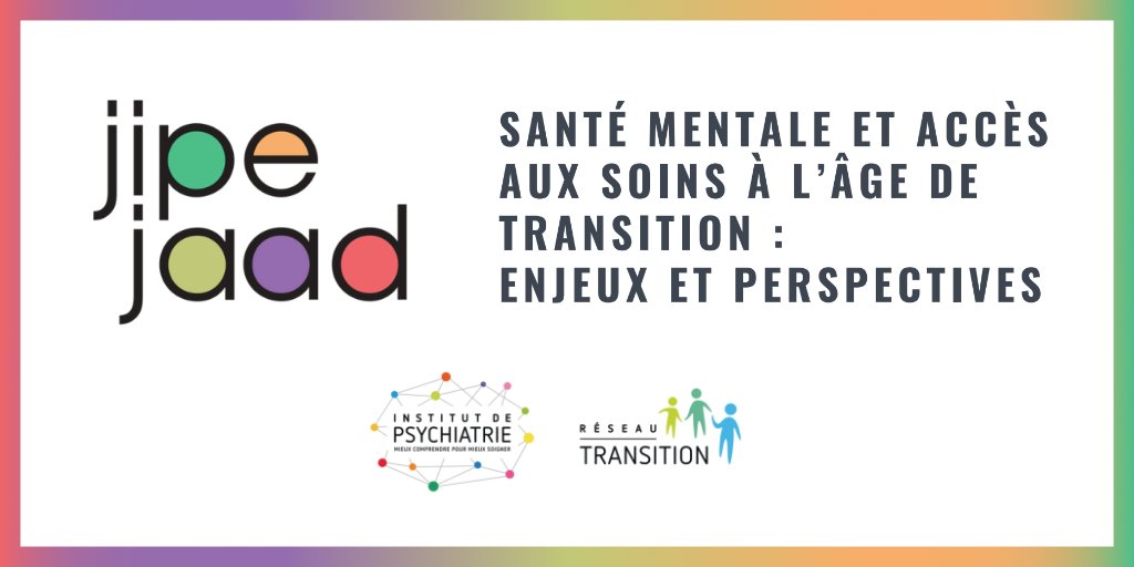 Céapsy Île-de-France (@ceapsy_idf) on Twitter photo 🧠📢18e #JIPEJAAD sur le thème : "Santé mentale et accès aux soins à l'âge de transition : enjeux et perspectives"
📆Mer 30 avr, 9h-17h30, Ministère de la Santé, Paris 7ème
▶️ow.ly/HOAT50V5kf4
#santémentale #troublespsychiques <a href="/GhuParis/">GHU Paris Psy-Neuro</a> <a href="/SanteMentale/">Santé Mentale</a> <a href="/Inserm/">Inserm</a> <a href="/CNRS/">CNRS 🌍</a> <a href="/APHP/">Assistance Publique – Hôpitaux de Paris (AP-HP)</a> 🧠📢18e #JIPEJAAD sur le thème : "Santé mentale et accès aux soins à l'âge de transition : enjeux et perspectives"
📆Mer 30 avr, 9h-17h30, Ministère de la Santé, Paris 7ème
▶️ow.ly/HOAT50V5kf4
#santémentale #troublespsychiques <a href="/GhuParis/">GHU Paris Psy-Neuro</a> <a href="/SanteMentale/">Santé Mentale</a> <a href="/Inserm/">Inserm</a> <a href="/CNRS/">CNRS 🌍</a> <a href="/APHP/">Assistance Publique – Hôpitaux de Paris (AP-HP)</a>