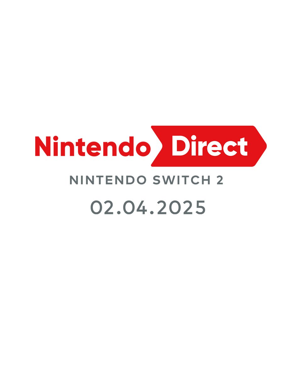 Morgen, am 2. April um 15:00 Uhr, werfen wir in einer Präsentation einen genaueren Blick auf #NintendoSwitch2! Der Livestream für #NintendoDirect: Nintendo Switch 2 – 02.04.2025 wird eine Länge von etwa 60 Minuten haben.

Seid dabei: ntdo.com/6012fv1hA