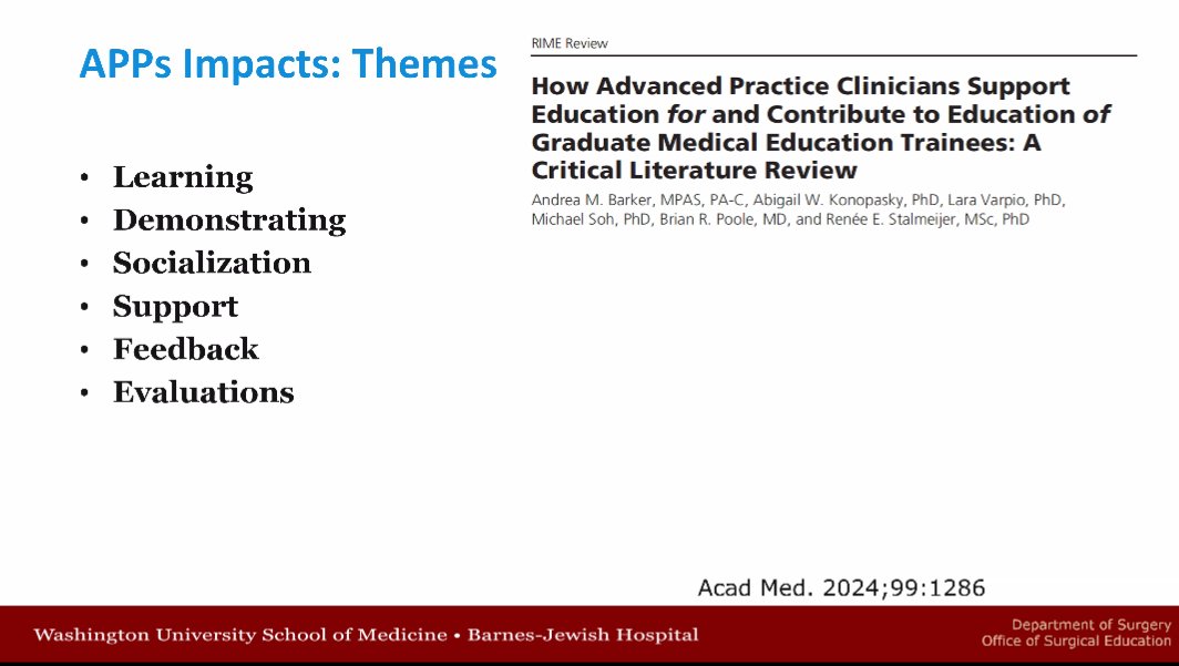 DrAndreaGillis1's tweet image. Great #grandrounds from #paulwise @WashUSurgery on the complex and often essential role of apps in resident education. @UABSurgery