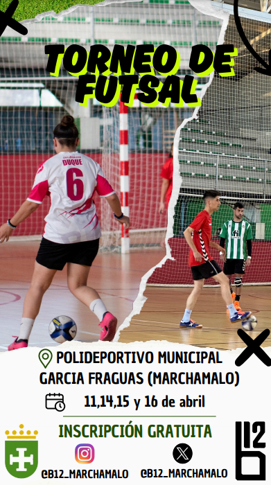 ⚠️⚠️ATENCIÓN⚠️⚠️

Vuelve el Torneo de Semana Santa en Marchamalo organizado por la juventud. ⚽️⚽️

Continúa nuestra participación en él siendo la VI edición como organizadores. #B12 #TorneoSSB12