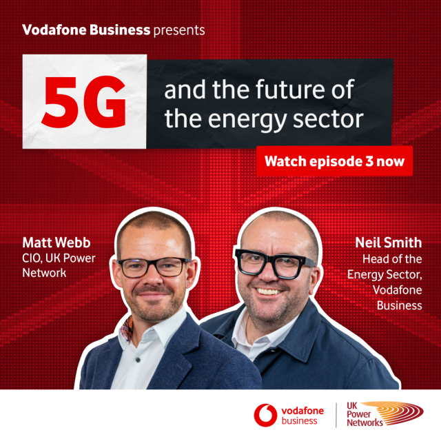 EscottJamie's tweet photo. How is 5G transforming the future of energy? 📶 Matt Webb, CIO of UK Power Networks, shares how it can make energy grids more reliable and drive innovation in a new video series from @VodafoneuKBiz. Watch now: https://t.co/sk7SSB4UeE https://t.co/JxfOoG5Sot