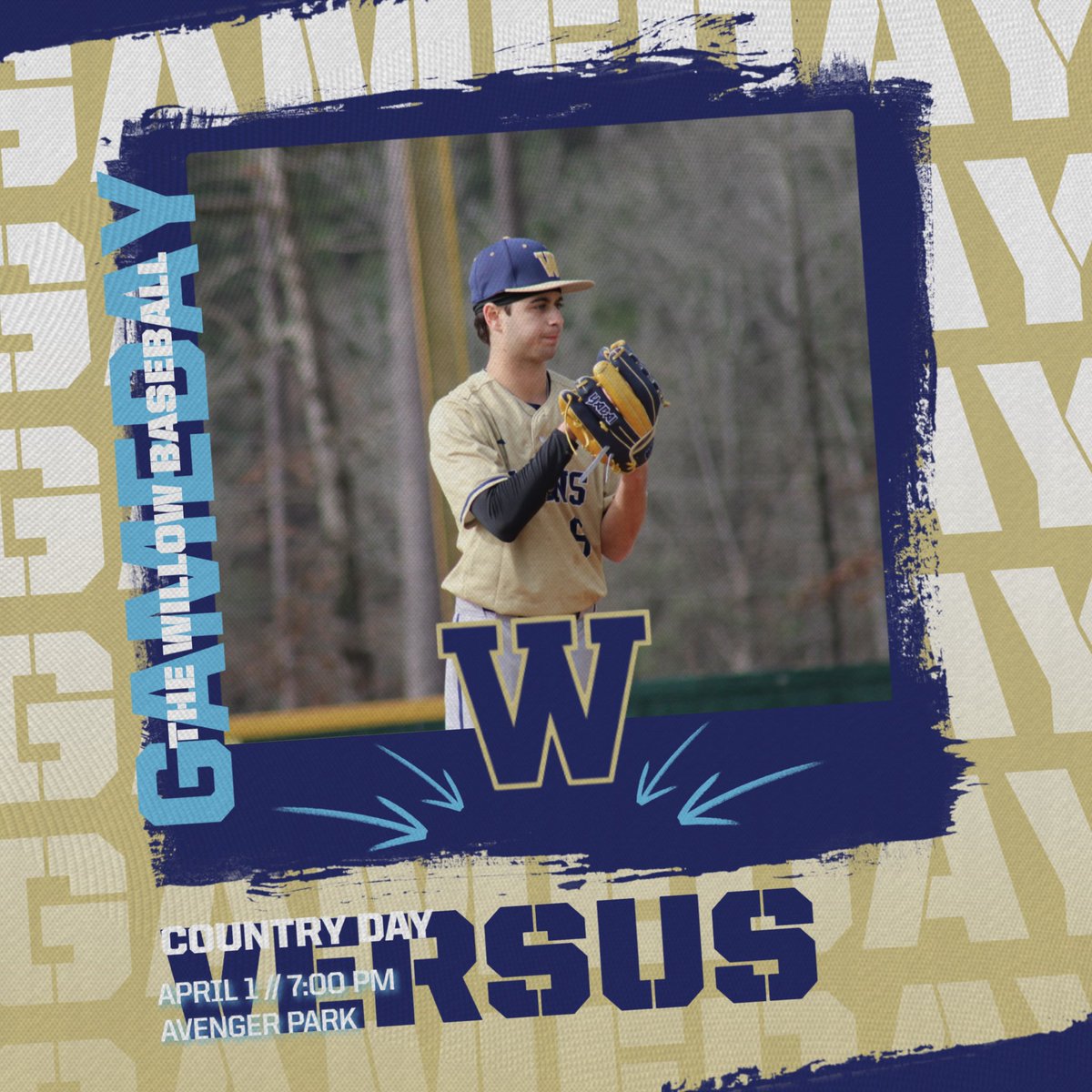 No Fools, just DAWGS‼️
⚾️- GEAUX DAY
🆚- Country Day
📅- 4/1/2025
📍- Avenger Park 
⏰- 7:00 PM
#TRUST  #DAWG