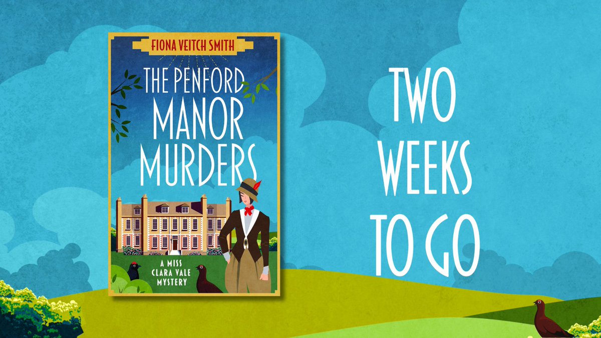 'The Penford Manor Murders' by @fionaveitchsmit is out on 15th April! 

Get ready to be reunited with Miss Clara Vale in this brand-new cosy murder mystery 

Available to pre-order now 🔎