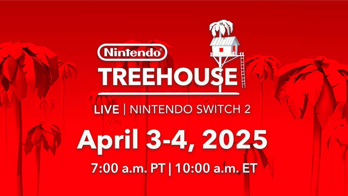 Nintendo announced two days of Nintendo Treehouse Live!

They will be showing Switch 2 Gameplay!