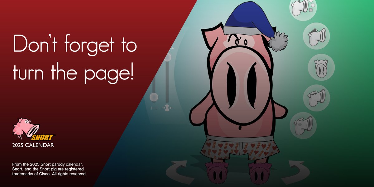 Don't forget to turn the page! This month features "The Swines".