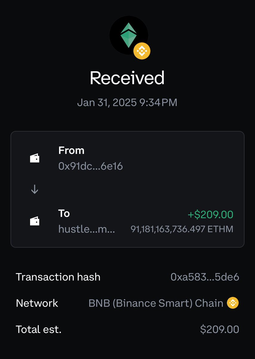 Someone gave me 91,181,163,736 Ethereum Meta (ETHM) coins for payment from a trade. They totally scammed me because the coin is one of the worst trading coins. I can’t even exchange it for anything right now. Who knows when if ever.