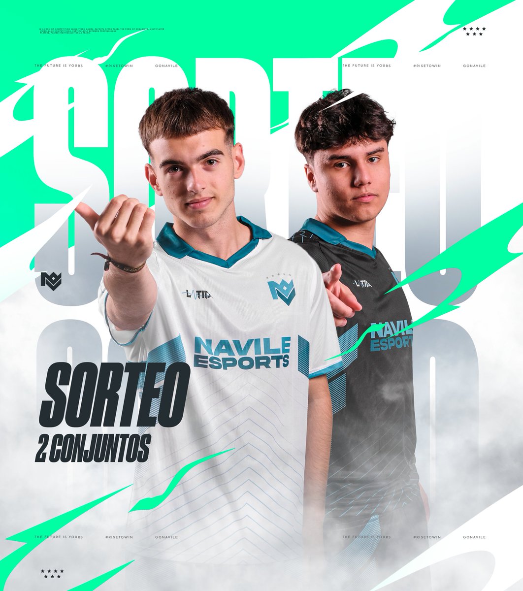 Para celebrar la salida de nuestra nueva ropa os traemos este sorteo de dos conjuntos de la mano de <a href="/latidoshop/">Latido</a>  🙌🏻

Para participar:

· Sigue a las cuentas de <a href="/NavileSports/">Navile eSports</a> &amp; <a href="/latidoshop/">Latido</a> 
· Dale 🩵 &amp; ♻ a este tweet y al fijado de nuestro perfil
· Menciona a 2 amigos en