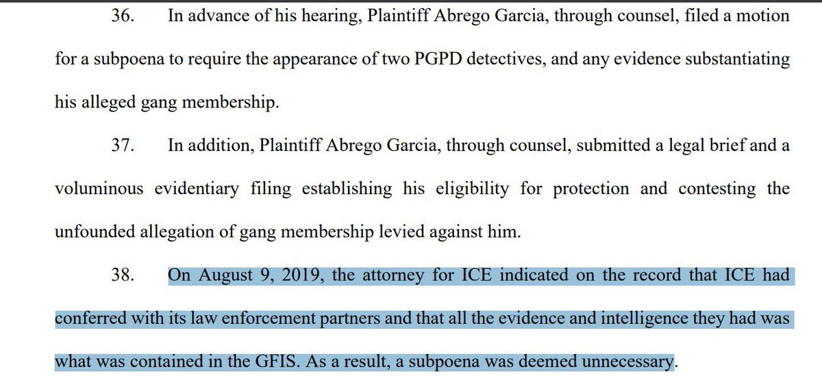 <a href="/JDVance/">JD Vance</a> You are a lying fuck. You said he was a “convicted MS-13 gang member.” He is not. Retract that claim. The determination made at the bail hearing was based on his clothing, hearsay that not even the cops believed, and a blatantly false report. He WON his withholding claim.