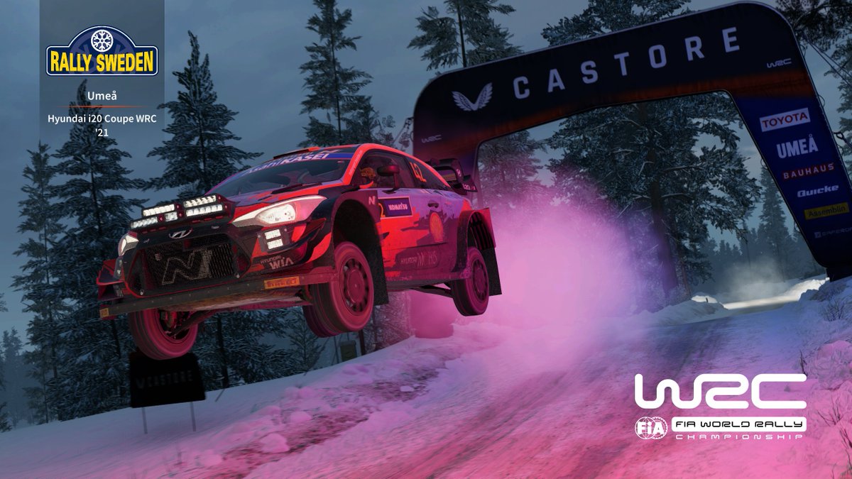 _ItoSaku_'s tweet photo. Weekly Rally / Rally Sweden / Hyundai i20 Coupe WRC ‘21
完走しました🙂
新コース3本勝負、全開突入のトンネルは頭ぶつけそうでリアルで頭を引っ込めてしまいます～😆
#WeeklyRally
#EASPORTSWRC https://t.co/G5UoTJxzt4