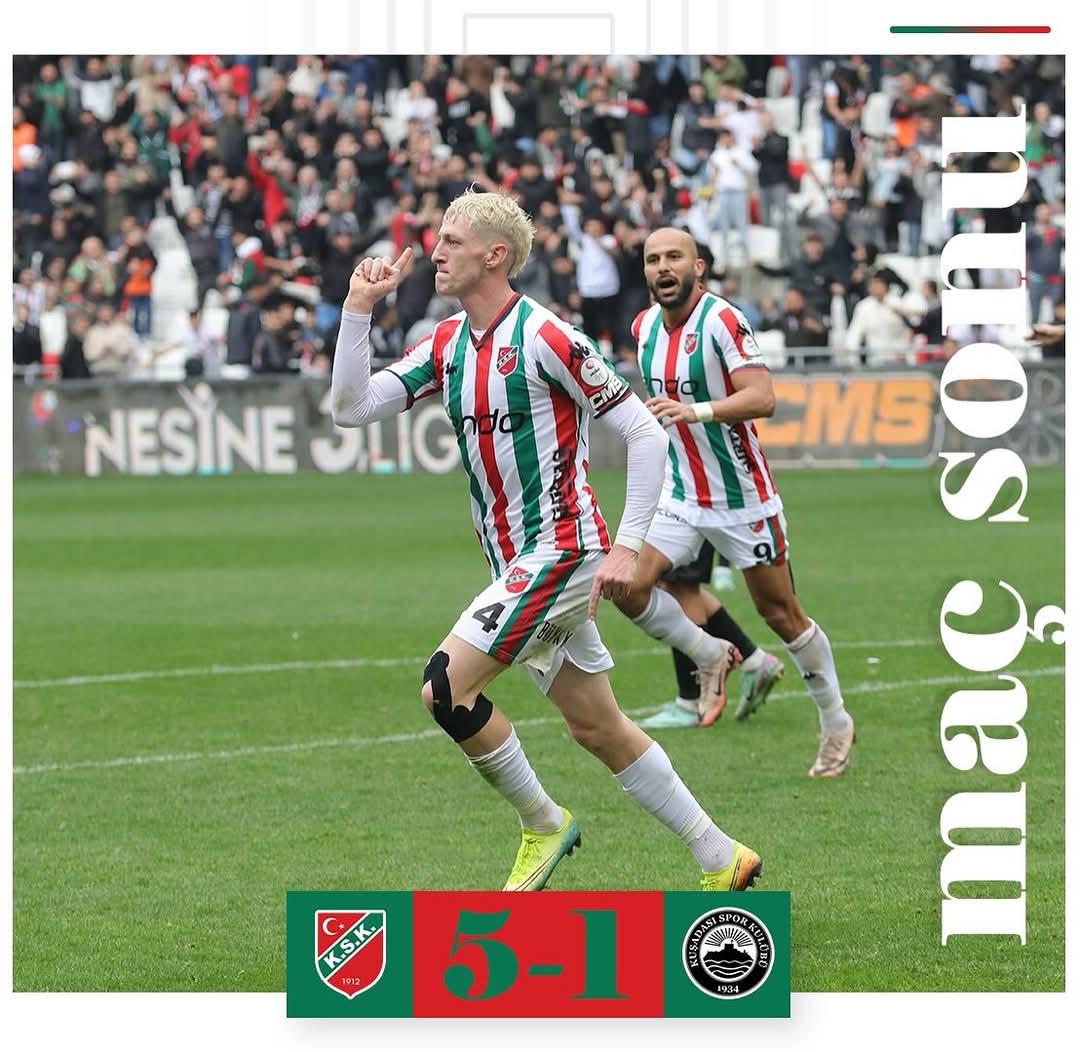 Karşıyakamız 5 - 1 Kuşadasıspor 
💚❤🇮🇹