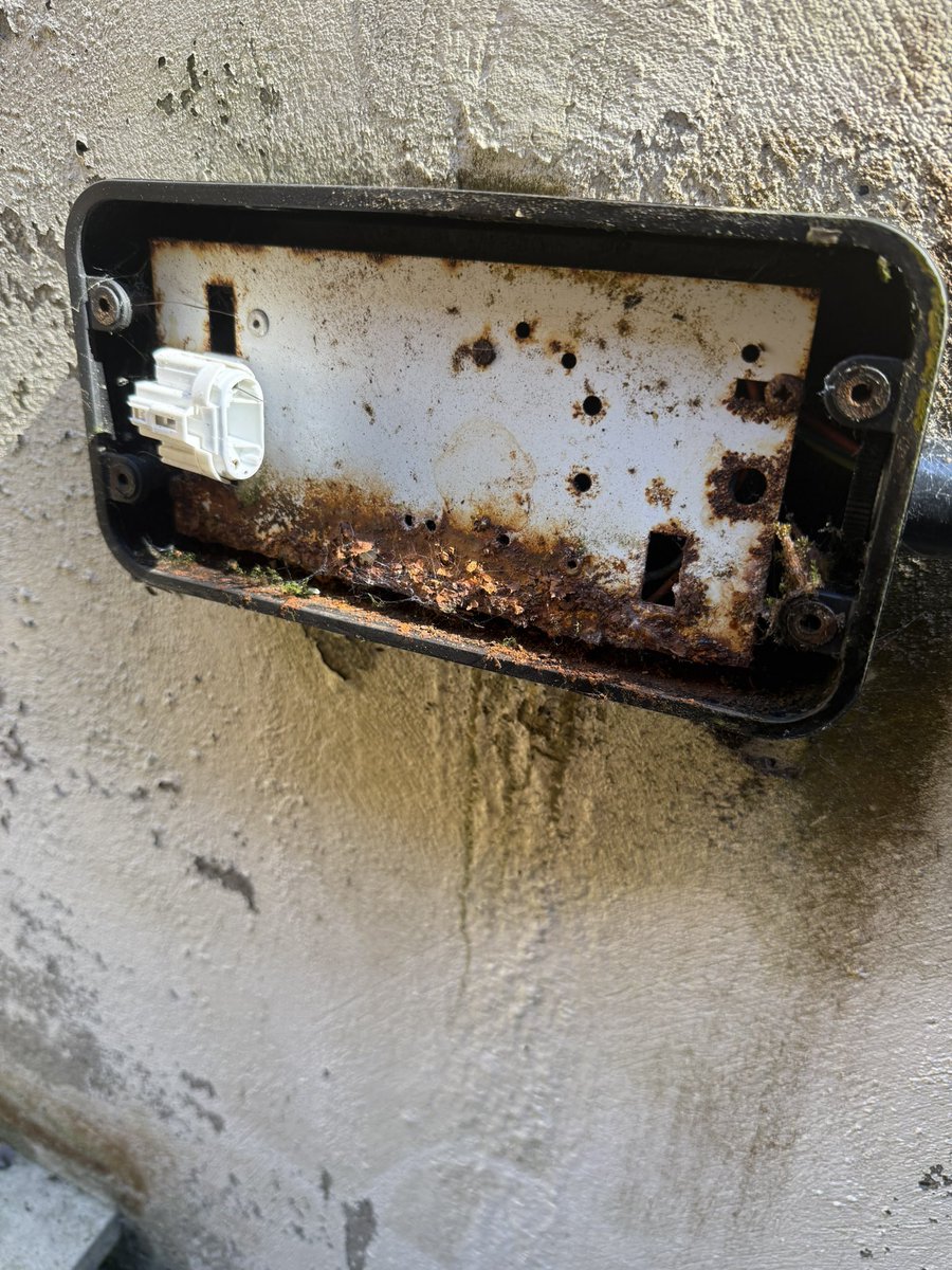 The lights not working, no idea why said the Gardner?