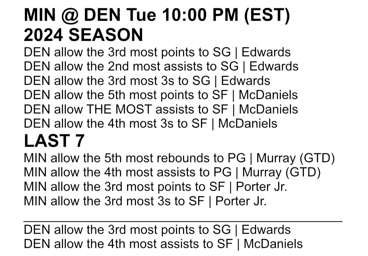 NBA Cheat Sheets for April Fools Day!

A like and repost go a long way!

Thank you!