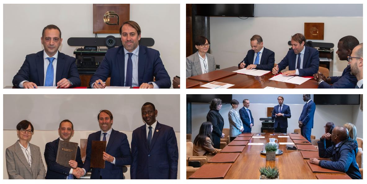 cnr_ircres's tweet photo. 📢 #IRCrES #ProImpact #Senegal
🏢 Si è svolta oggi presso la sede centrale del @CNRsocial_ la cerimonia ufficiale di firma della convenzione tra il @cnrdsu e @aics_it
alla presenza della Presidente #Cnr M.C.Carrozza e del direttore @cnrdsu S.Capasso
https://t.co/CcYByW6pCC https://t.co/WGaUsFFSl8