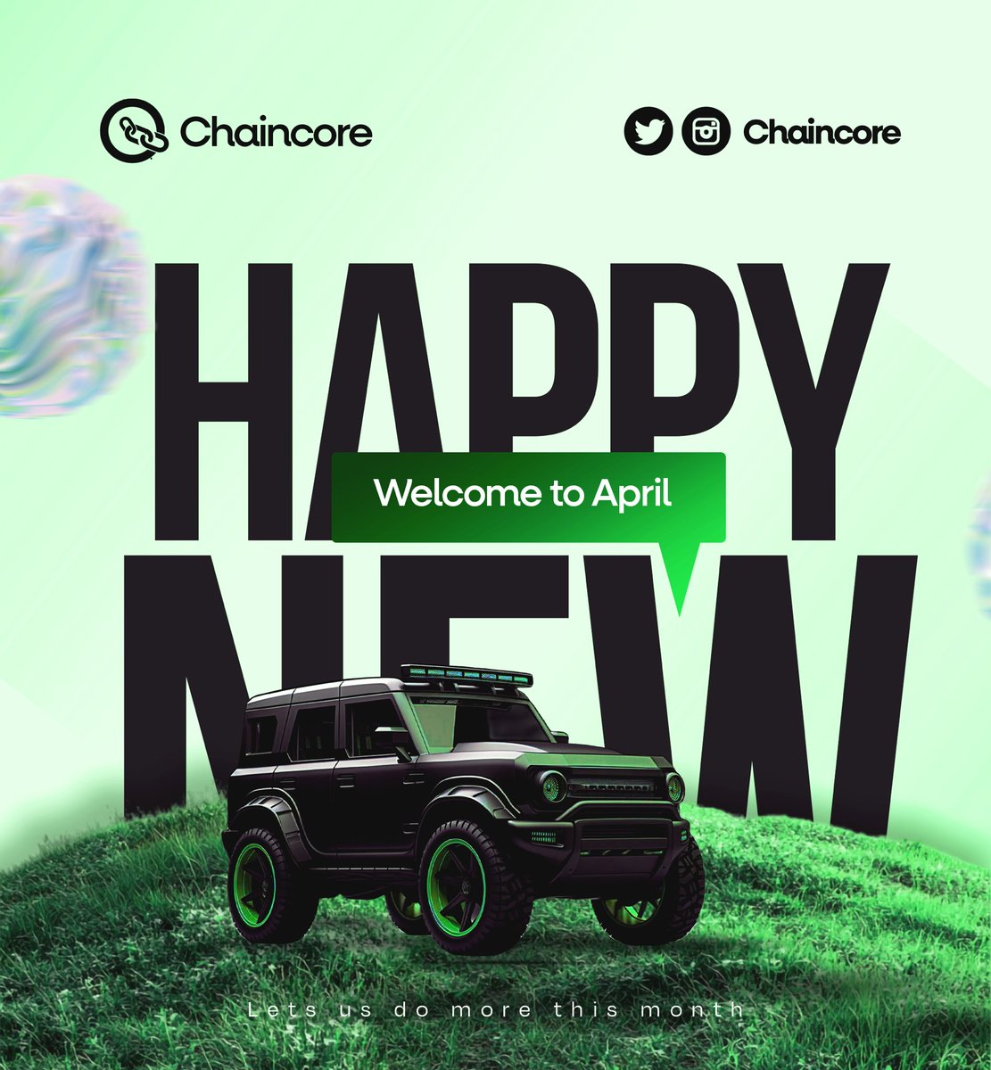 Chaincore__'s tweet photo. Happy New Month! Wishing you a month filled with growth, innovation, and success in the crypto space! At Chaincore, we're excited to help you power your Web3 projects and navigate the crypto market. Let's make April amazing!
#CryptoApril #NewMonthNewGoals #April2025 #Web3Development #BlockchainTech #CryptoCommunity #Chaincore