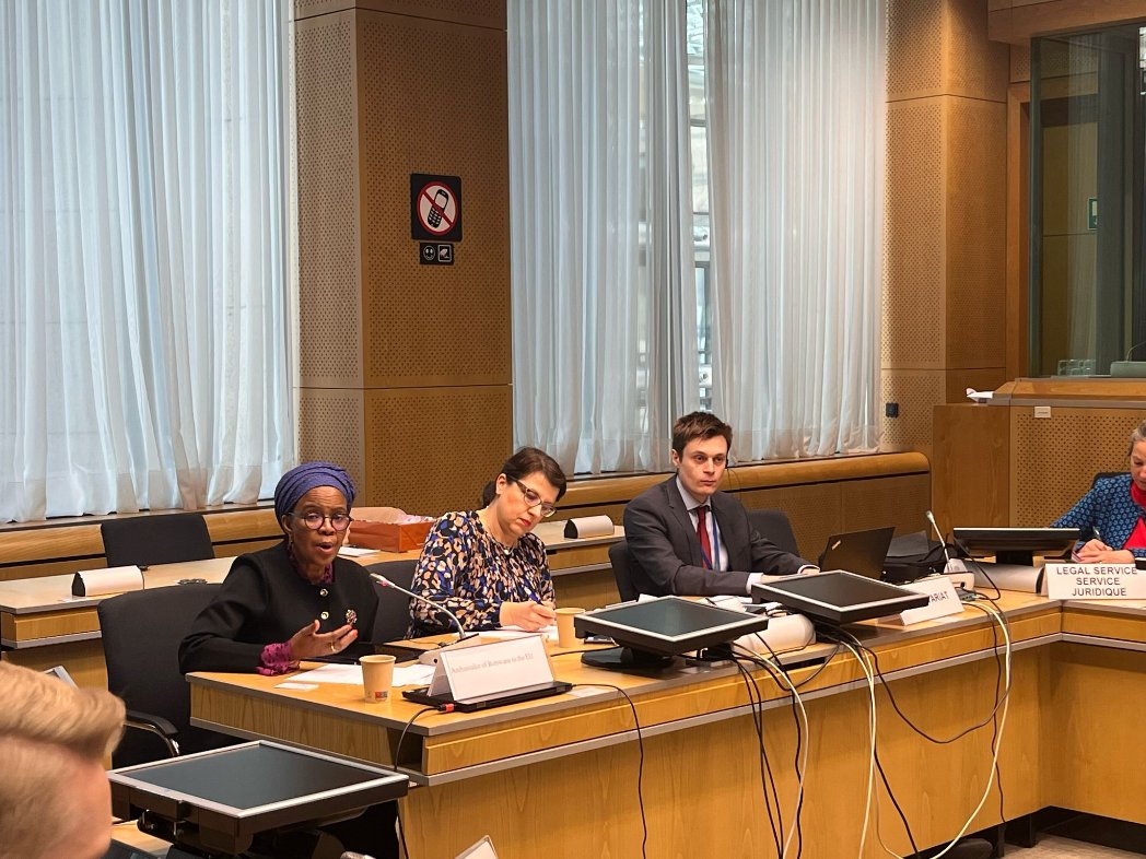 Botswana Embassy in Brussels (@embassybwtobr) on Twitter photo ๐ฃ๐๐ช๐บ๐ฅ๐ฃ๏ธ๐ผ๐ง๐ผ H.E. Ambassador Masire-Mwamba held a meeting with the Africa Working Group (COAFR) on 31st March 2025 at the <a href="/EUCouncil/">EU Council</a>.
For more details, feel free to consult the related Facebook post via the following link: facebook.com/permalink.php?โฆ ๐ฃ๐๐ช๐บ๐ฅ๐ฃ๏ธ๐ผ๐ง๐ผ H.E. Ambassador Masire-Mwamba held a meeting with the Africa Working Group (COAFR) on 31st March 2025 at the <a href="/EUCouncil/">EU Council</a>.
For more details, feel free to consult the related Facebook post via the following link: facebook.com/permalink.php?โฆ