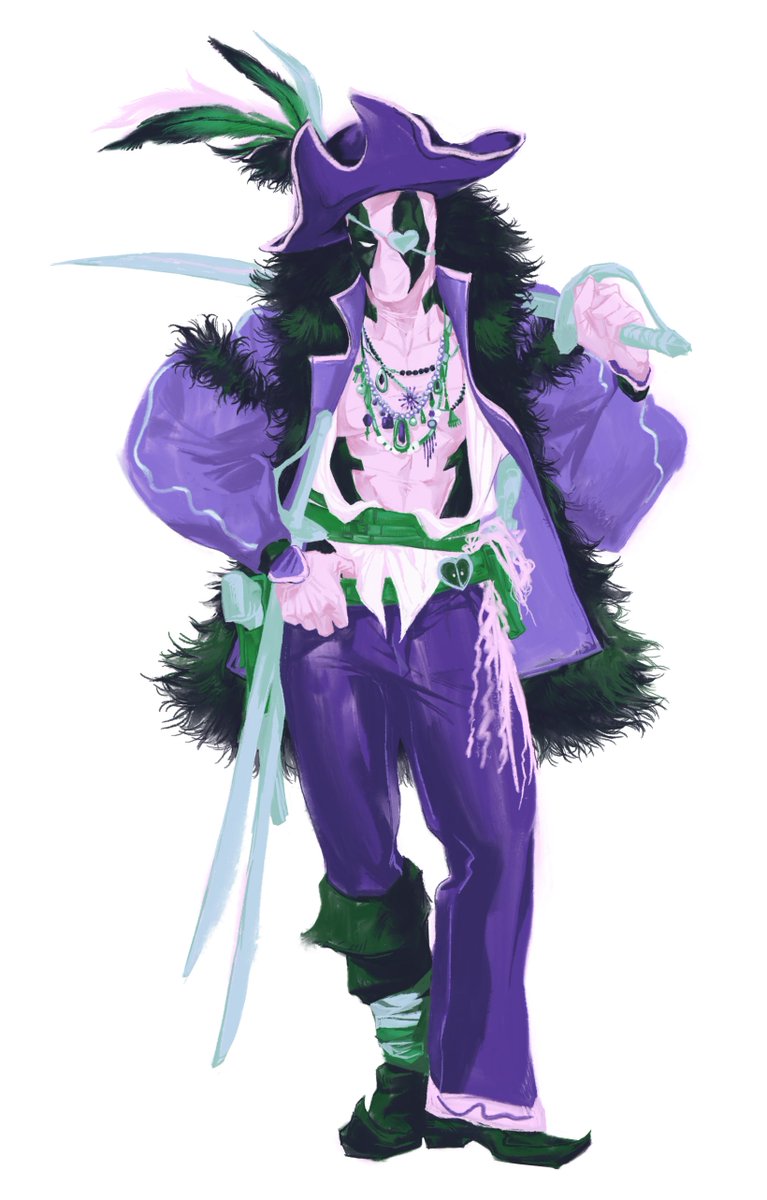 Rayem2000's tweet image. my pirate design✨✨add one for spidey