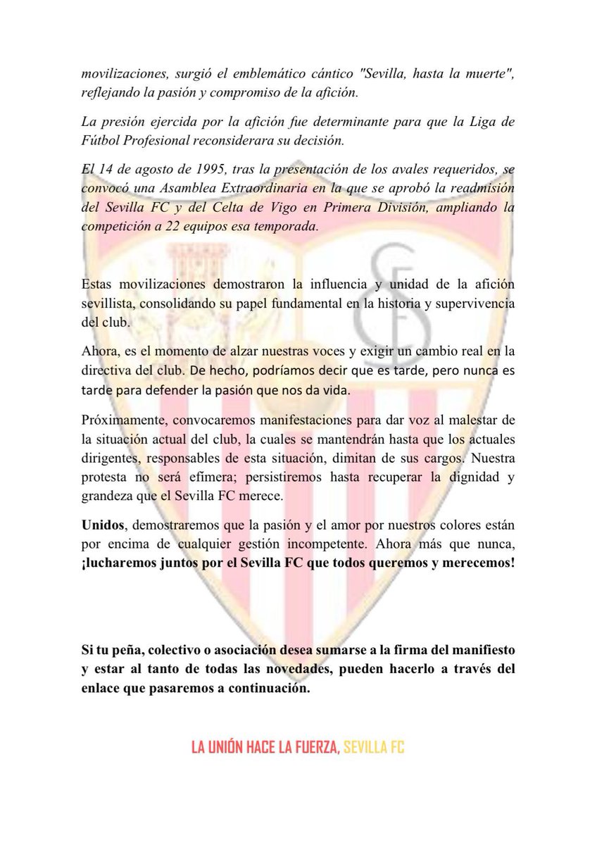 ¡Nos unimos, como era de esperar!