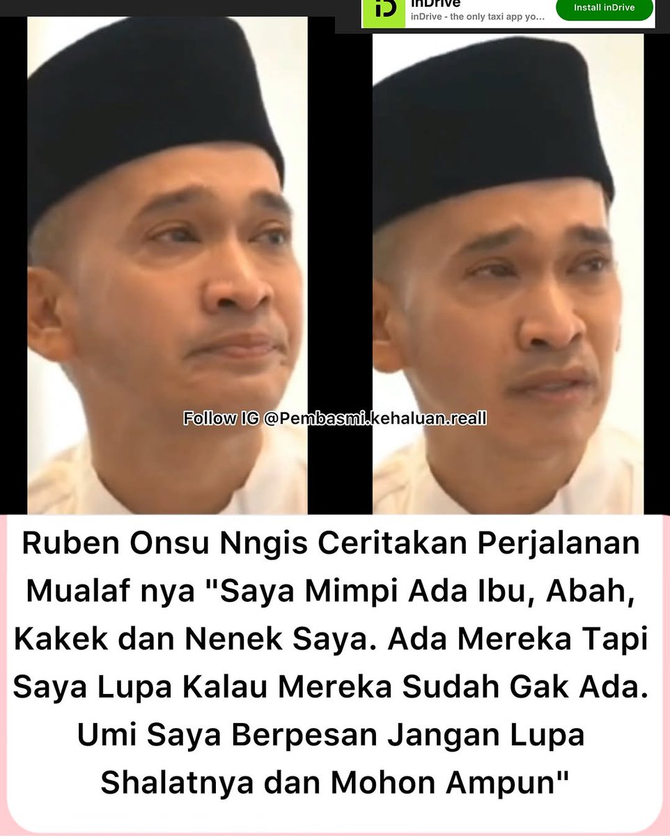 Ternyata alasan Ruben Onsu mualaf bukan karena bercerai dengan Sarwendah

Ruben: "sudah 4 tahun nyari ketenangan batin dan akhirnya nemuin jawabannya di Islam"