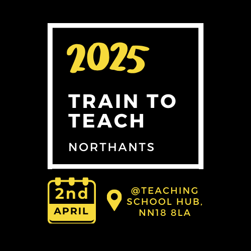 📢Just 2 Days to Go! REGISTER NOW
Join us to find out more about a career in teaching locally

Train to Teach Northants Event //
 📅 | 2 April 2025 
⌚  | 2:00 -5:30pm 
🏫  | Northamptonshire Teaching School Hub

Register for your place now: 
eventbrite.co.uk/e/train-to-tea…