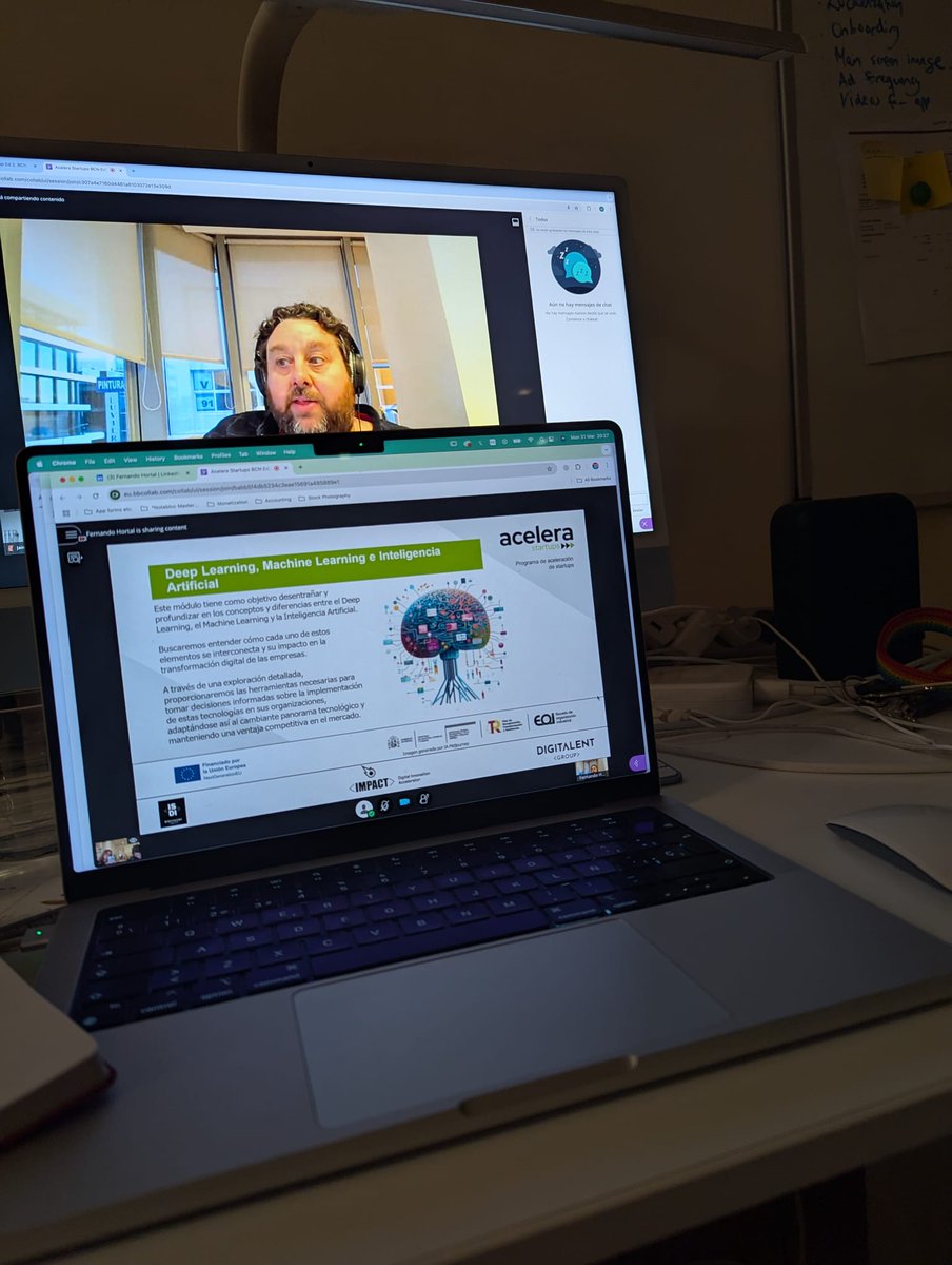 En la primera sesión de Acelera Startups de <a href="/ISDIacc/">ISDI Accelerator</a> con Fernando Hortal aprendiendo sobre IA, machine learning etc. Gran sesión!
