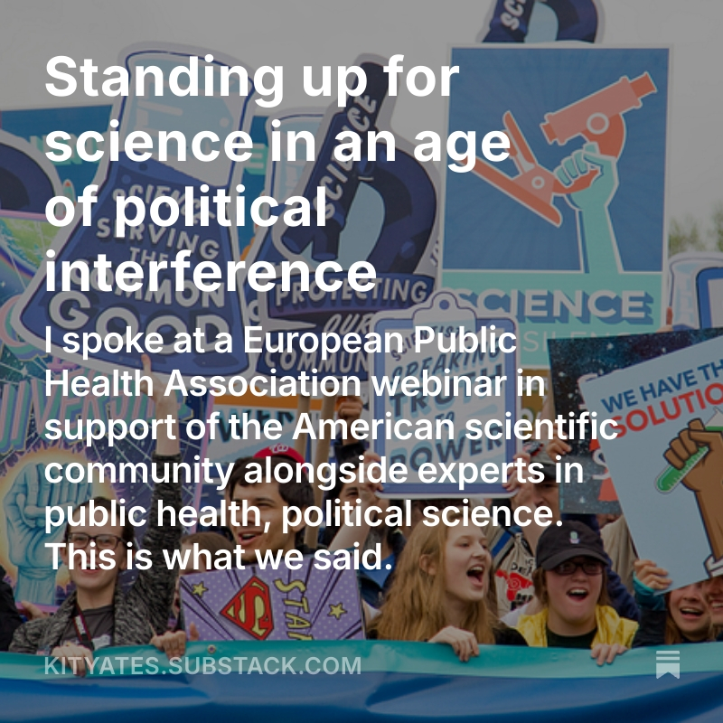 Kit_Yates_Maths's tweet photo. "Science is under siege. Now is the time to stand up for science before it is too late. The future of our people and planet depend on our willingness to fight for it."

My latest substack.

https://t.co/UDcQlRsujh https://t.co/Nz4n6g0n1f