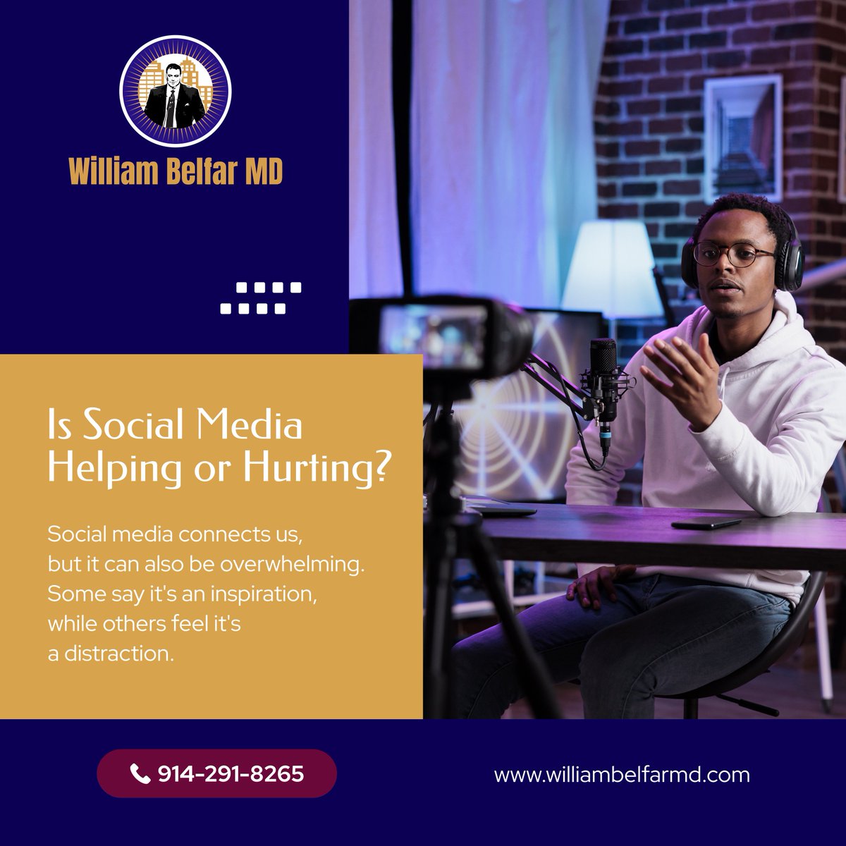 BelfarWilliam's tweet photo. How does social media impact your mental health and productivity? 📲 Is it a tool for growth, or does it sometimes feel like too much? Let's discuss! Drop your thoughts below. 👇🌟

Read more: https://t.co/i8HYsuJPLT

#CoachingAndPublicSpeaking #NewRochelleNY #DigitalWellness https://t.co/kP8w7OrBak