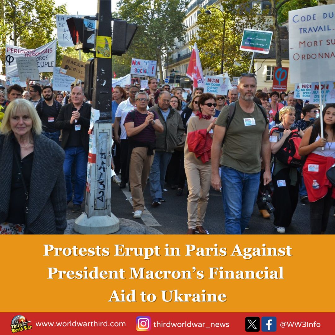 WW3Info's tweet image. #WW3: As US mediates between #RussiaUkraine, EU nations, led by #FranceUK, pledge funding &amp;amp; military #AidToUkraine, hinting at possible troop deployment. Meanwhile, France’s #LesPatriotes party staged massive protests in Paris on Saturday against #PresidentMacron’s policies.