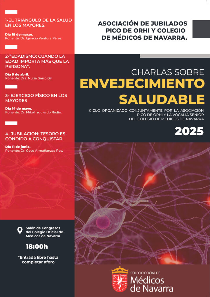 MedenaColegio's tweet photo. Charlas sobre envejecimiento saludable en @MedenaColegio 🧓💪
 
Temas: edadismo con @nuria_garro, ejercicio físico con @mikelizquierdo_ y jubilación con @Goyo_Armananzas.
 
📅 Entrada libre hasta completar aforo.

 👉 Programa completo: https://t.co/Iay4iGMCAO https://t.co/p7oB3zy3kk