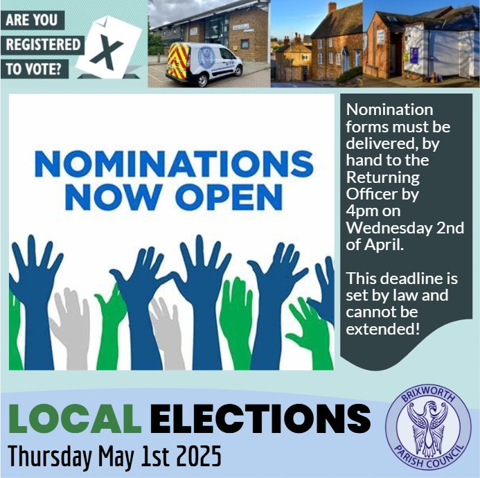 Last chance to get your Nomination Forms in! 

Nominations need to be with the Returning Officer by 4pm, tomorrow, Wednesday the 2nd of April.