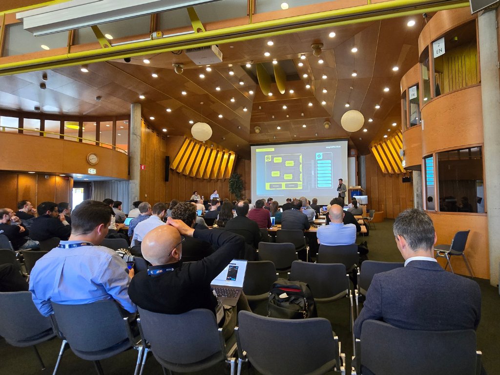 asynchronics's tweet photo. Tweet 3:
3/4 🛰️ Later in March, we joined ESA’s SESP 2025 workshop at @esa ESTEC. Our CEO Serge Barral presented the latest updates on #NeXosim — exactly two years after its first public demo (and our company’s second anniversary).
#Asynchronics #OpenSource https://t.co/sVkq3fmlq1