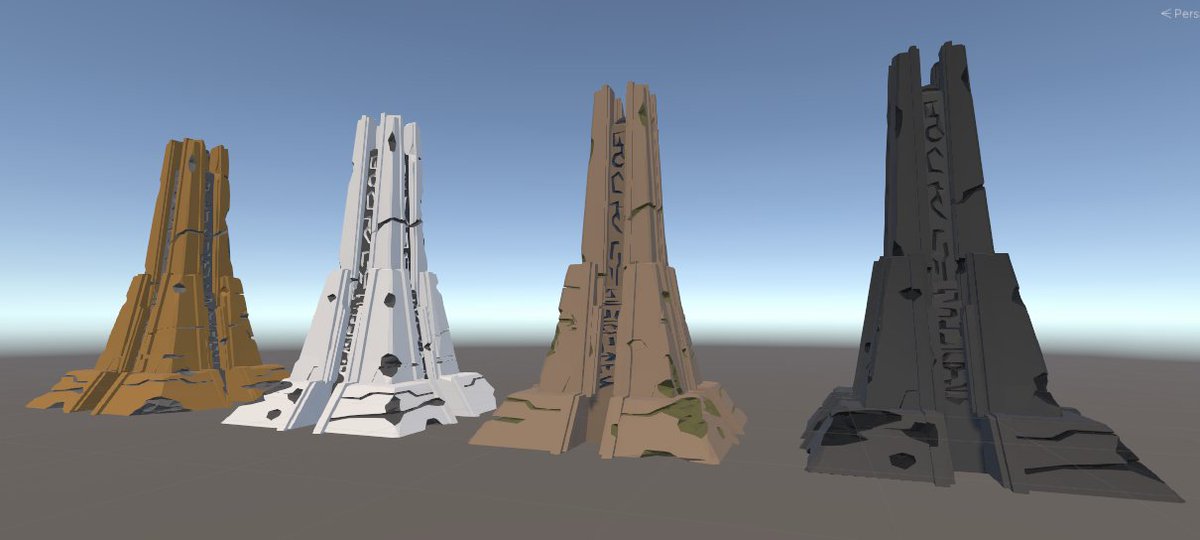 What these towers will be used for? 🗿 
#unity3d #gaming #indiegame #indiedev