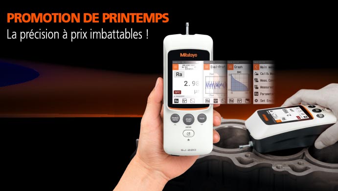 📷 PROMOTION DE PRINTEMPS 📷 La précision à des prix imbattables !
Valable du 1er avril au 31 mai 2025. Ne laissez pas cette offre filer, elle est aussi éphémère qu'un rayon de soleil du printemps ! 📷
Pour la consulter : mitutoyo.fr/.../Promotion-…