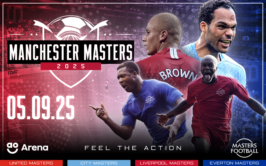BACK OF THE NET! ⚽⚡ Legends come together for the English Masters Football🏆

💚 AO Arena Presale: bit.ly/AO-newsletter

🫶 Three+ Presale - Wed 2nd Apr - 10am
🎟️ AO Arena Presale - Thu 3rd Apr – 10am
🎫 General Sale - Sat 5th Apr - 10am

Event info: tinyurl.com/4jbs35w6