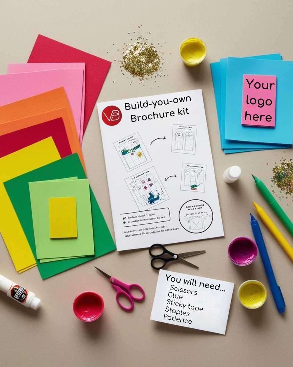 📦 Introducing: Flat-pack flyers! Can’t decide on a design? No worries—get loose sheets, glue dots, and a sense of adventure. 

Assembly time: 3 hours. Tools: patience &amp; paper cut tolerance. 

Happy April Fools from your favourite print people! 😅 #AprilFoolsDay