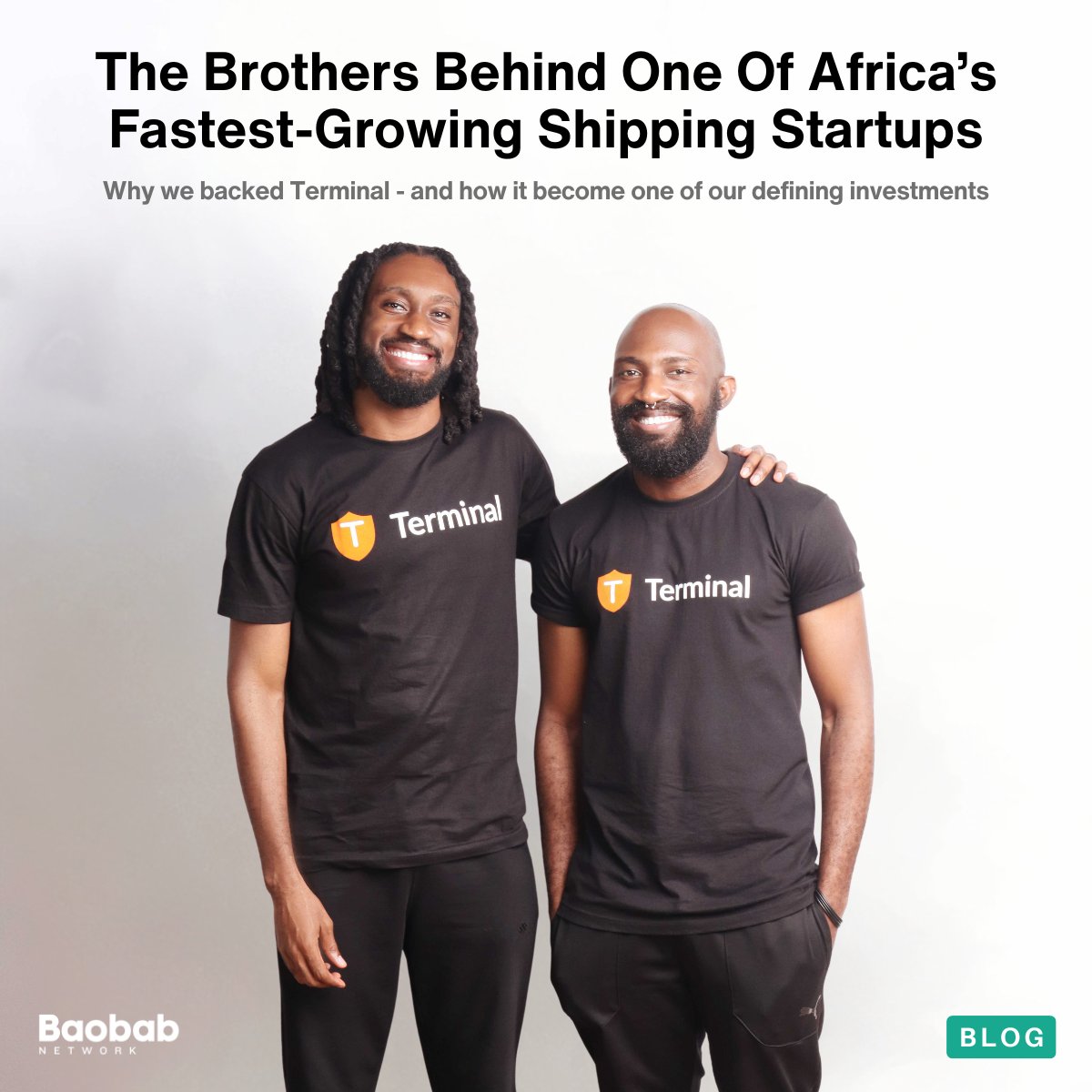 In July 2021, two brothers pitched us a ‘Shopify for Africa’ logistics idea. 

We backed them - not just for the model, but for who they were. 

That $800 startup is now Africa’s fastest-growing cross-border shipper. 

Read the full story here - shorturl.at/0nKo6