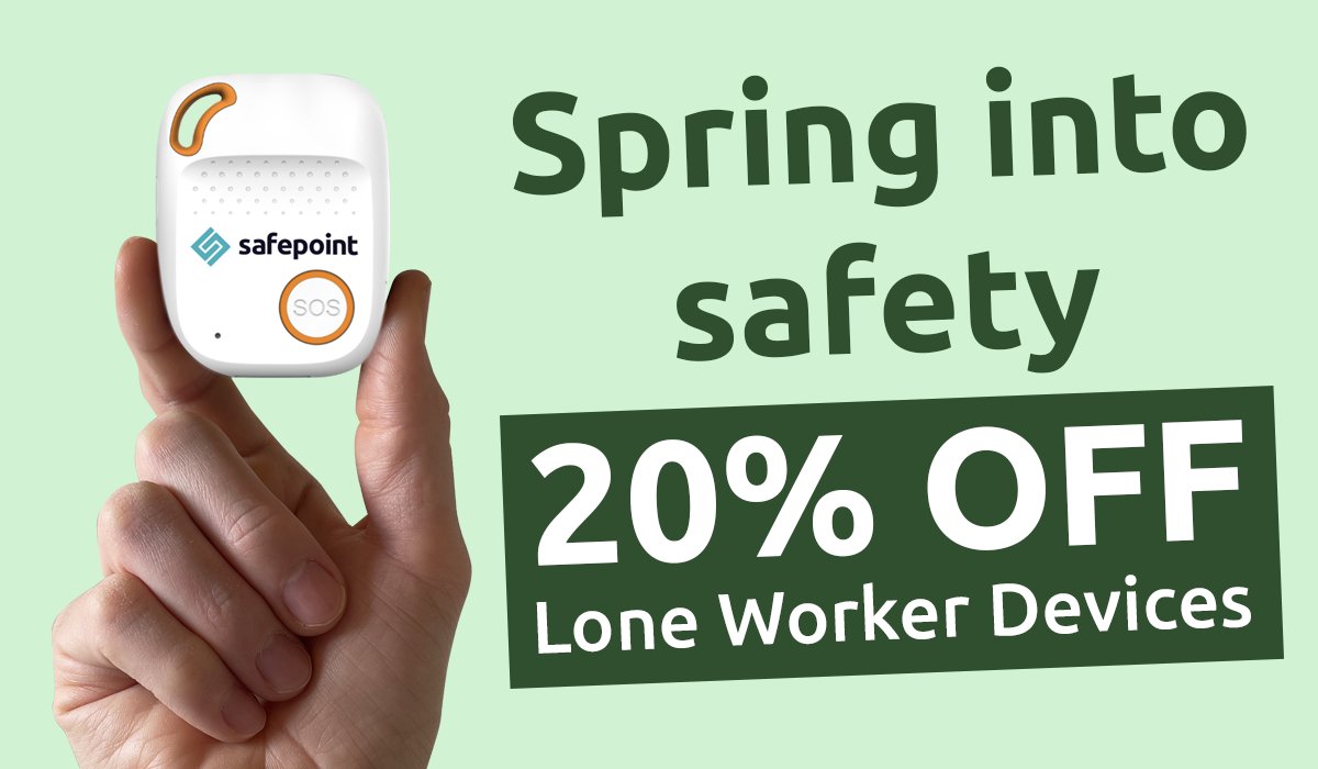 We’ve just launched a spring offer: 20% off our Lone Worker Devices until the 15th of April! 🌱🛡️

Includes 24/7 ADT monitoring, SOS and fall detection, geofence alerts, and more. BS8484-accredited.

Use code SPRING2025 at checkout:
safepointapp.com/hardware/lone-…