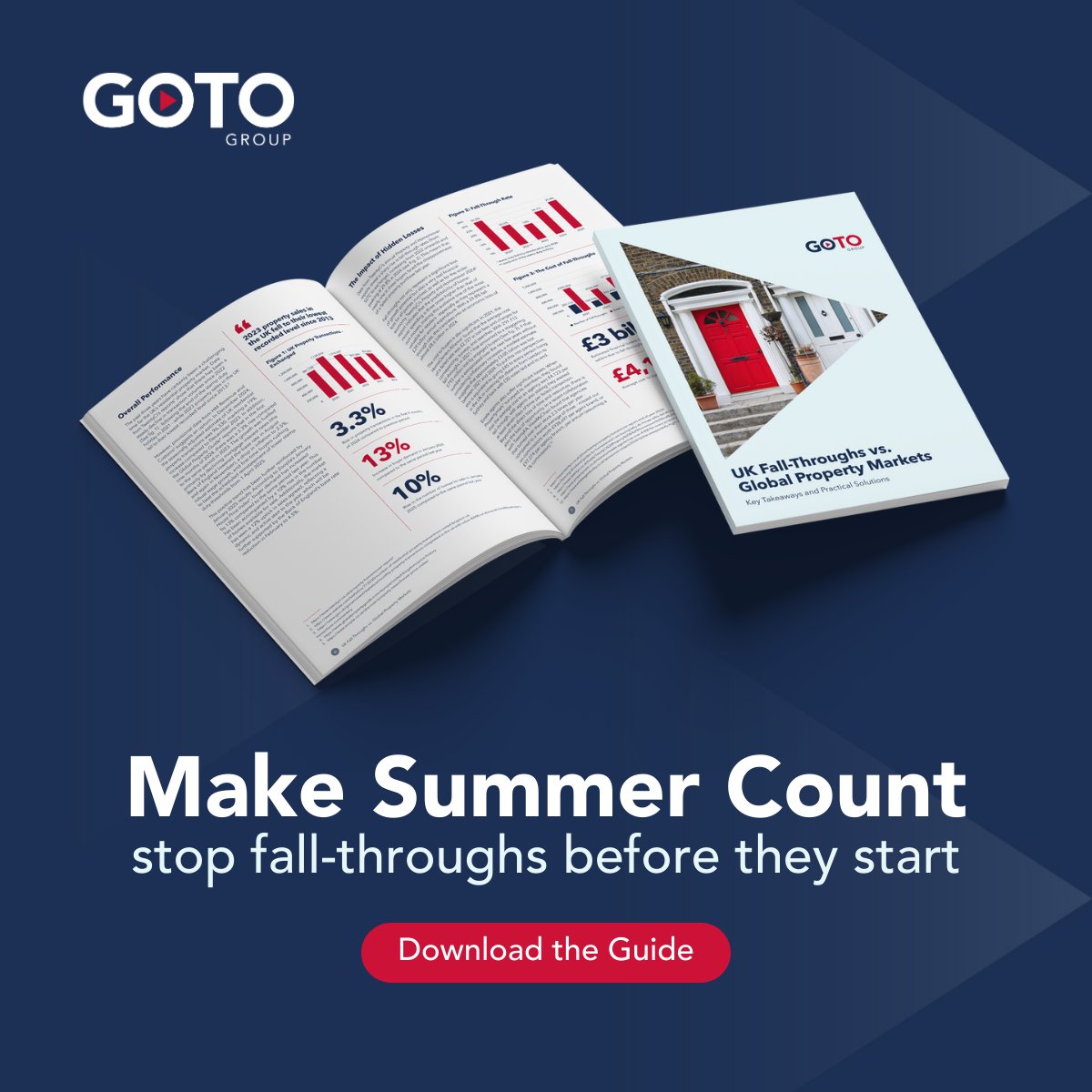 Spring is in the air, the busy season is here. But while listings surge in summer, so do fall-throughs. 

Our new report explores what’s driving fall-throughs in the UK.

👉 Download the report here: ow.ly/w5BI50Vs6cI

#GOTOGroup #FallThroughs #UKEstateAgents  #Property