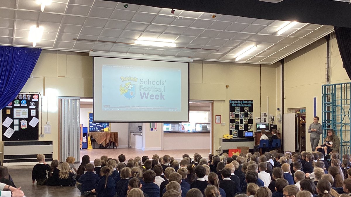 We began our week with the football assembly to get everyone excited about the activities we have planned. #SFW2025