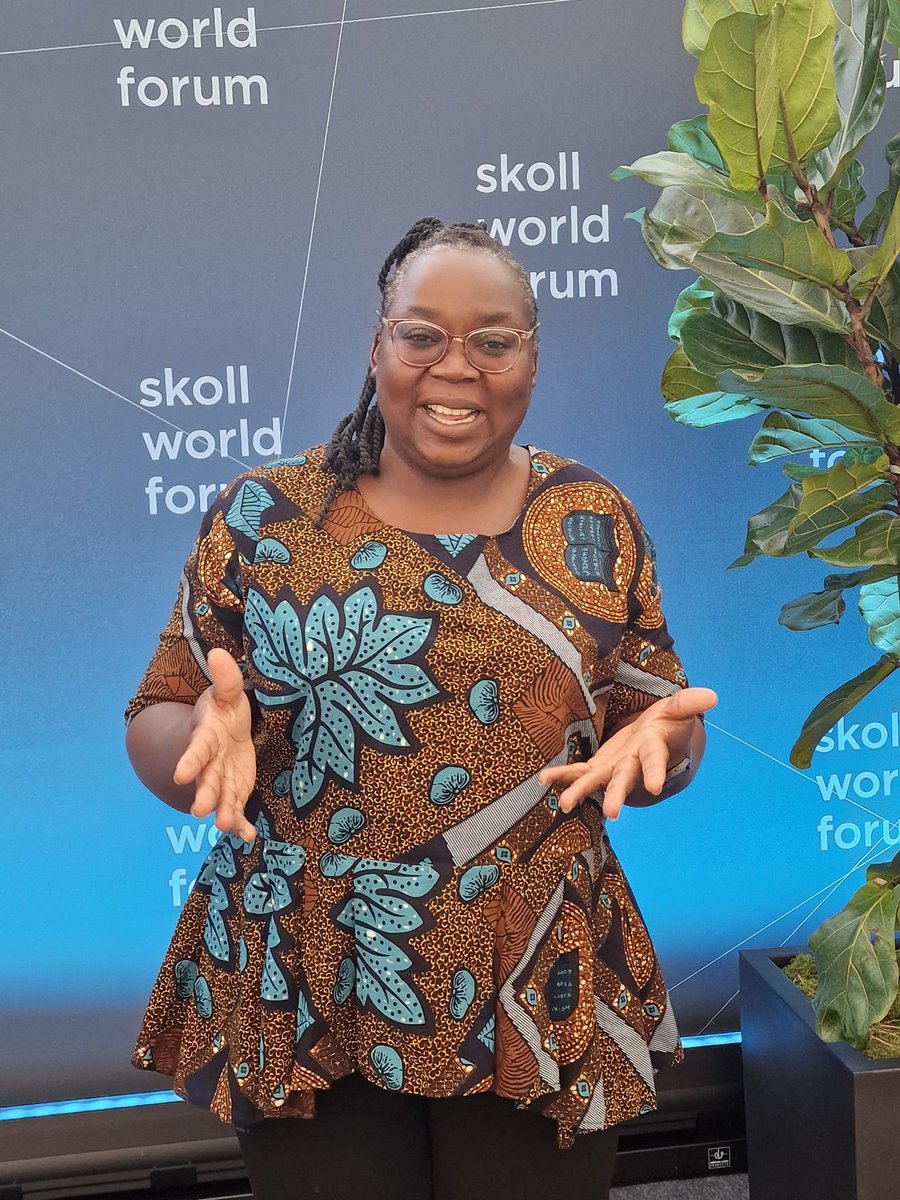 Camfed's tweet photo. Hello from #SkollWF 2025!

We're flying the flag for girls' education as ALWAYS! 🎓

Grab CAMFED's Enterprise &amp; Climate Manager @esnathmd for a quick chat, if you can, to discover WHY and HOW we're bringing climate education into classrooms across Africa. 🌱📚

 @SkollFoundation https://t.co/W3LPBvPKWQ