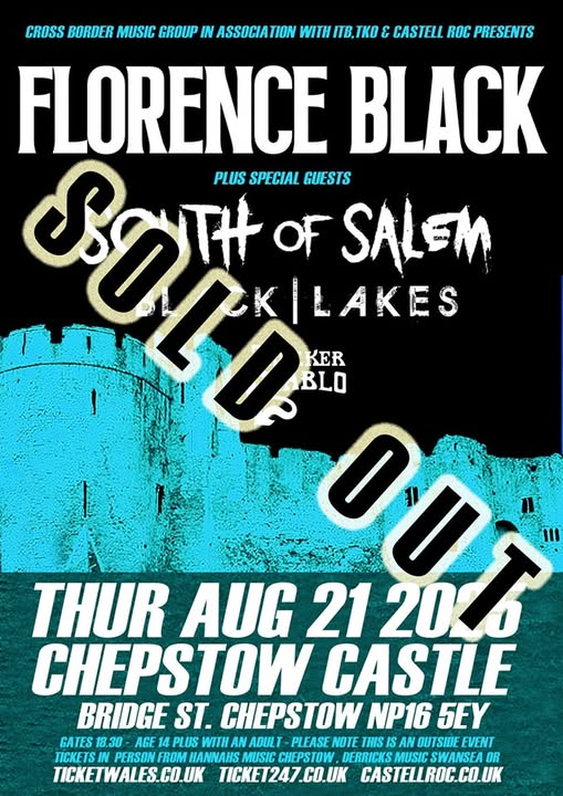 Great to see this show sell out over 4 months ahead....who says rock is dead? <a href="/florenceblackUK/">Florence Black</a> <a href="/SouthOfSalem1/">South Of Salem</a> <a href="/BlackLakesUK/">Black Lakes</a> <a href="/truckerdiablo/">truckerdiablo</a>