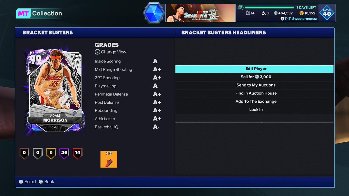 Is it more profitable to add these 3 legends on Kawhi or add to Adam for 17 total legends? Will be selling both, just want maximum profit. <a href="/spaidz_2k/">SPAIDz</a> <a href="/xEvanTanaka/">Evan Tanaka</a> <a href="/PStarMyTeam/">PStar 💫</a> <a href="/xJC2Kx/">JC</a> <a href="/Curr/">໊</a> <a href="/CallMeMeech_/">CallMeMeech_</a> <a href="/blasian1nvasion/">Blasian Ricks</a> <a href="/DBGyt_/">Mick</a> <a href="/thereallaker/">thereallakerfan⚜️⚜️(50-32)</a> <a href="/IamMattMojo/">〽️ojo The Show</a> #nba2k25myteam
