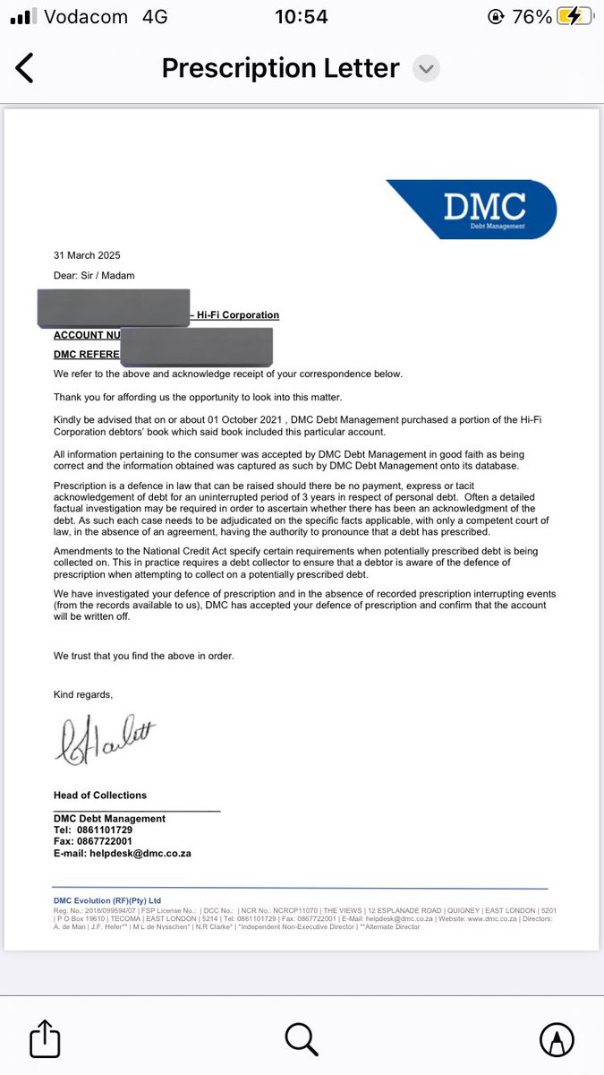 DebtorsS's tweet photo. WE'RE ON FIRE 🔥 TODAY! 🥳Another prescription letter ✉️ in from @DMC! Shoutout to our amazing team ✅for their dedication to solving our clients' problems! You guys rock!
#Teamwork #ClientFirst #DebtSolutions.
#AskAMan
#PaidUp #DebtFree
#DebtCleared #NewBeginnings #AVBOBMemberRewards #Teamwork #JusticeForCwecwe #CitroSoda #MbombelaFarmersMarket