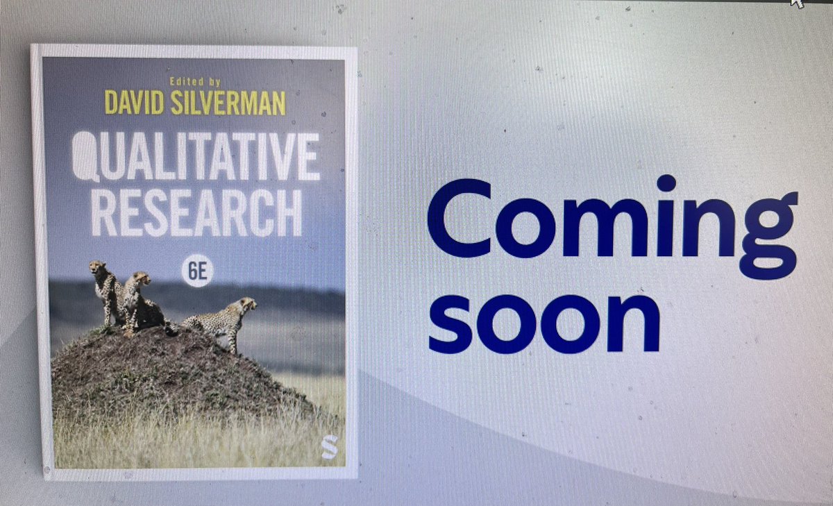 I have a chapter with Paul Atkinson on Documents and Documentation in David Silverman’s new book. To be published later this year.