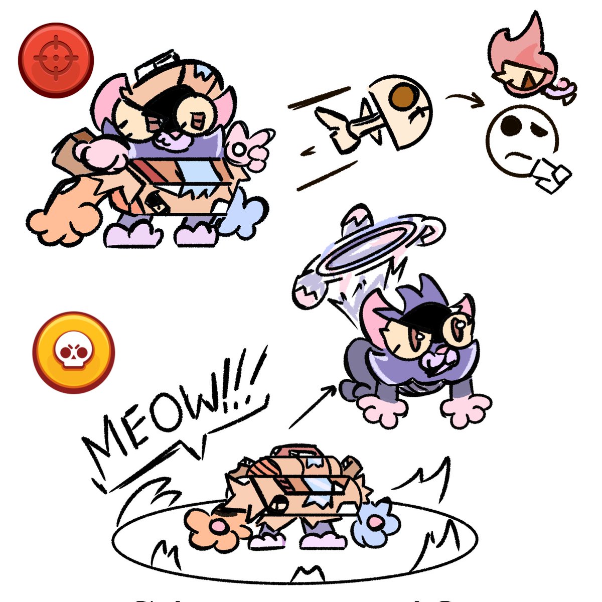 Makaka_Brains's tweet photo. C.A.T - RT! 😼
is this some kind of CATastrophe?
#BrawlStars #BrawlStarsArt #brawlstarsskinconcept #brawlstarsconcept #BrawlstarsRT #AprilFoolsDay #ApriFools https://t.co/vnAjKysnt7