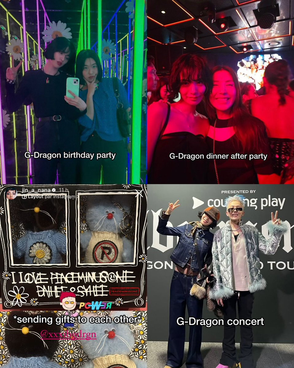 8lowem's tweet photo. GD &amp; Nana besties https://t.co/rh7Qmt371i