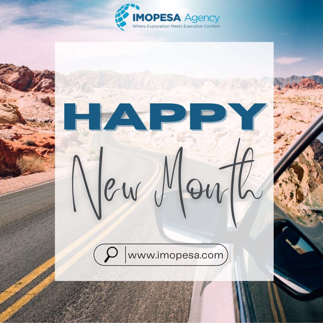 A new month is here—may it bring you all the best!