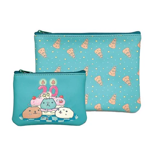 #カピバラさん PUフラットポーチ2個セットが新登場#カピバラさん20th デザインの大小2個セットです是非チェックしてくださいねカピバラさん PUフラットポーチ2個セット価格 ¥1,980(税込み)発売日 2025年4月上旬とぅえんくるさん #ホワイトさん #のすのす 