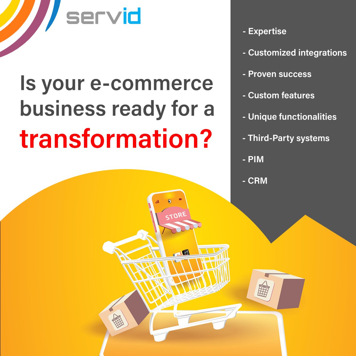 Servid_'s tweet photo. Supercharge Your E-commerce Operations with Seamless Integration. At Servid, we specialise in integrating systems that streamline your operations, boost efficiency, and enhance the customer experience. Contact us to book your free session.
https://t.co/Bg7xbrJHhI https://t.co/0Do2N0zndT