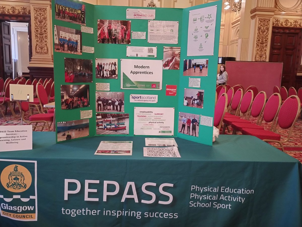 Louise Keating (@pepassma) on Twitter photo We are ready to go! The #towardsbetterfutures fare at Glasgow City Chambers is a great opportunity to speak to pupils about our <a href="/PEPASSGlasgow/">PEPASS Glasgow</a> Modern Apprenticeship <a href="/DYWGlasgow/">DYW Glasgow</a> We are ready to go! The #towardsbetterfutures fare at Glasgow City Chambers is a great opportunity to speak to pupils about our <a href="/PEPASSGlasgow/">PEPASS Glasgow</a> Modern Apprenticeship <a href="/DYWGlasgow/">DYW Glasgow</a>